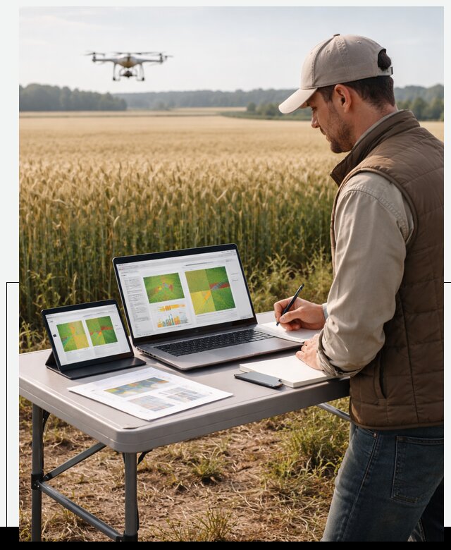 Система AI прогнозирования урожайности для точных агрономий в Курске