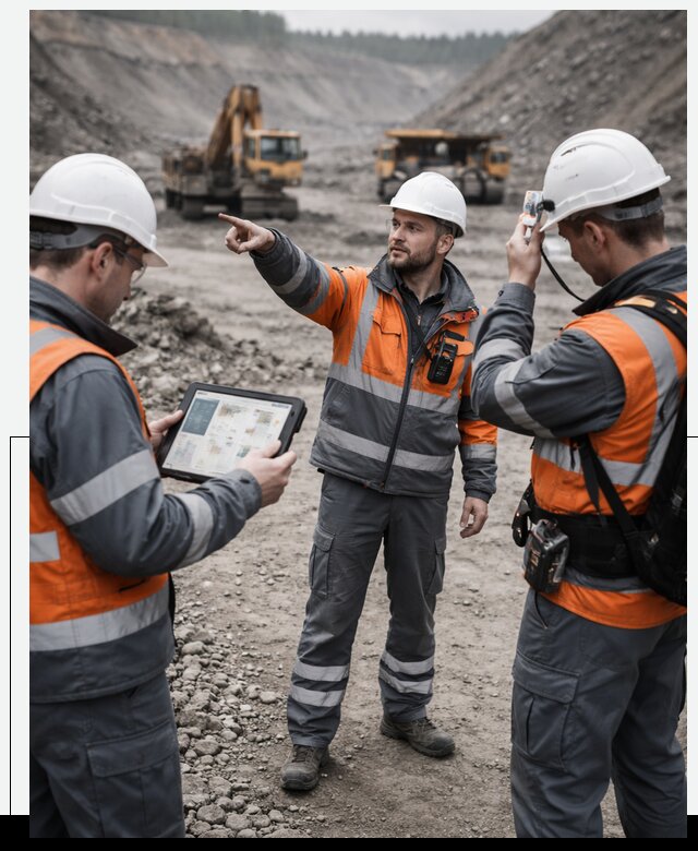 Система контроля персонала для горнодобывающей отрасли в Курске