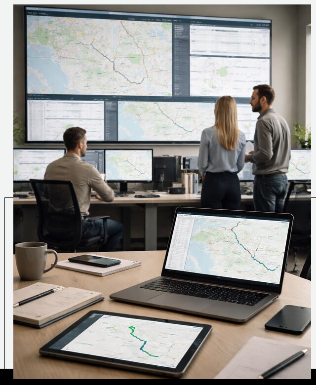 Трекинг грузов и Fleet Management, мониторинг автопарка в Курске