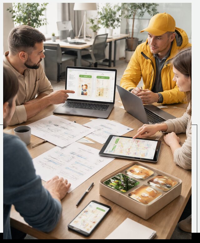 Разработка агрегатора доставки еды в Курске от 15636 р., АвикейКус