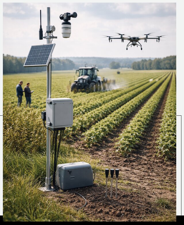 Разработка IoT мониторинга полей в Курске от 8860 р. | АвикейКус